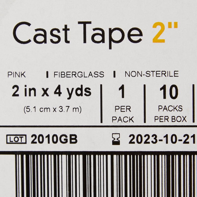 McKesson Pink Cast Tape, 2 Inch x 4 Yard