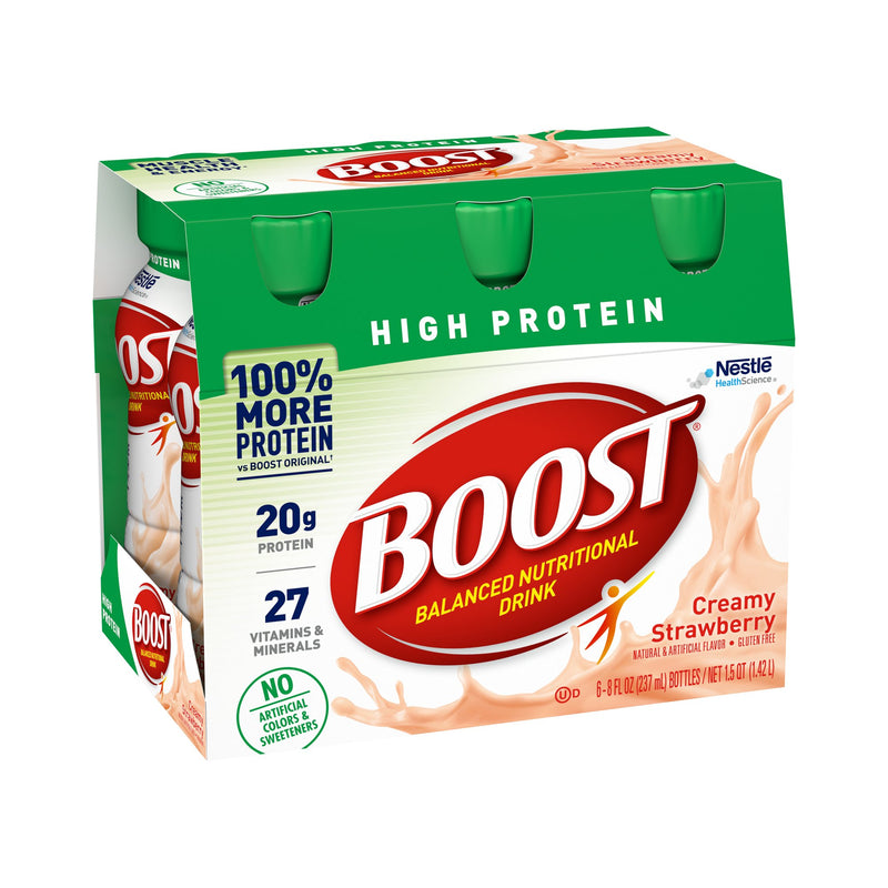 Boost® High Protein Strawberry Oral Supplement, 8 oz. Bottle