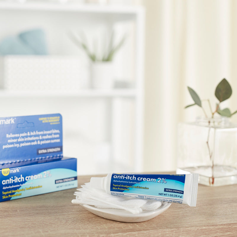 sunmark® Diphenhydramine / Zinc Acetate Itch Relief, 1 oz. Tube