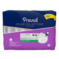 Prevail® Color Collections for Women Absorbent Underwear, Extra Large