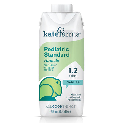Kate Farms® Pediatric Standard 1.2 Vanilla Pediatric Oral Supplement / Tube Feeding Formula, 8.5 oz. Carton