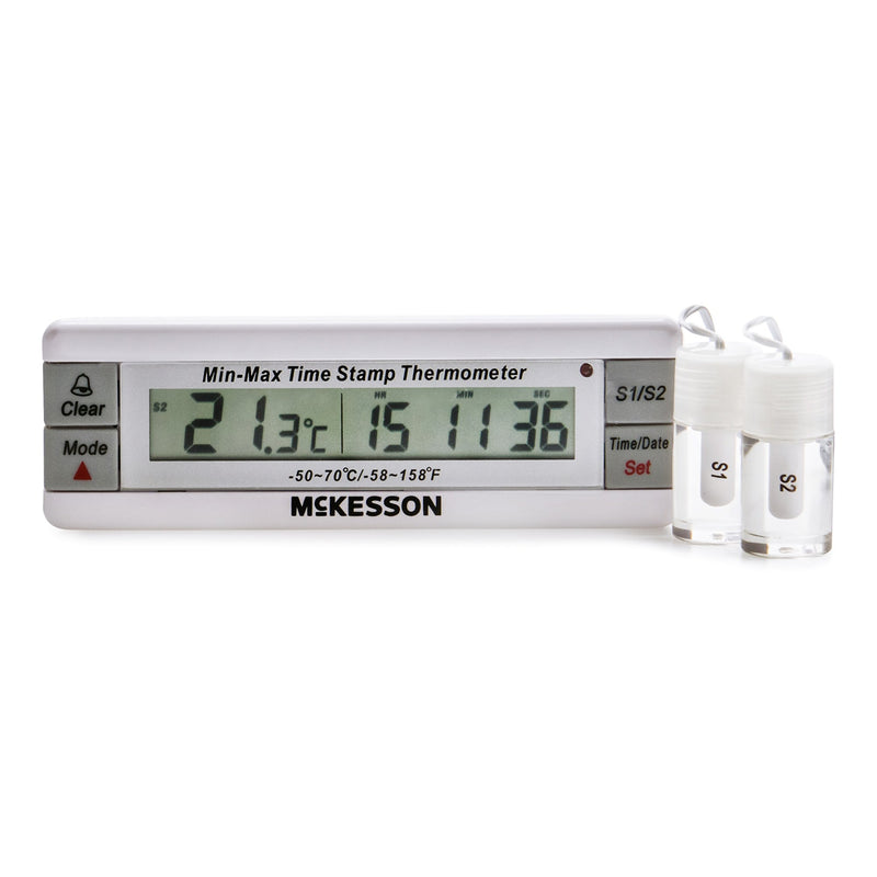 McKesson Refrigerator / Freezer Thermometer, Digital Display, -58° to +158°F (-50° to +70°C)