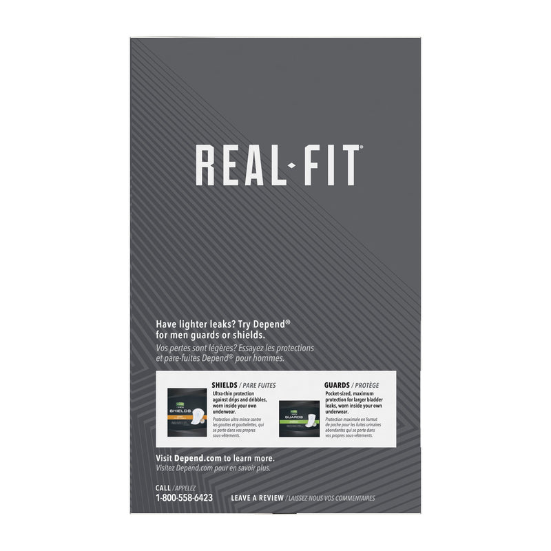 Depend® Real Fit® Maximum Absorbent Underwear, Small / Medium