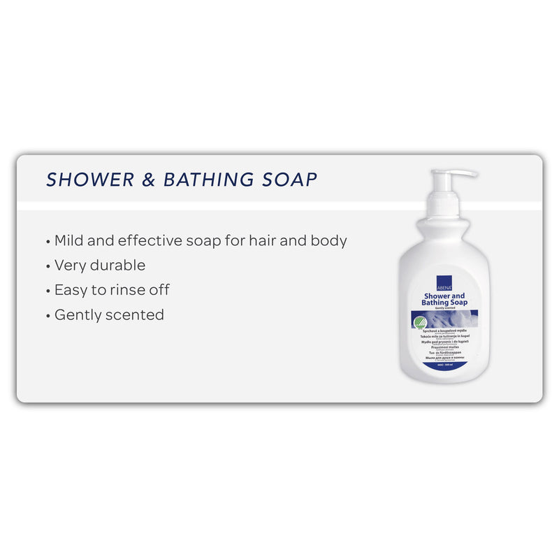 Abena Mild Scent Soap, 16.9 oz. Pump Bottle