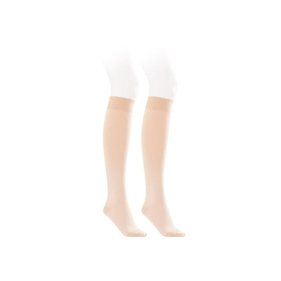 Jobst® Knee-High Compression Closed Toe Stockings, Medium, Natural