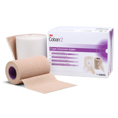 3M™ Coban™ 2 Self-adherent / Pull On Closure 2 Layer Compression Bandage System