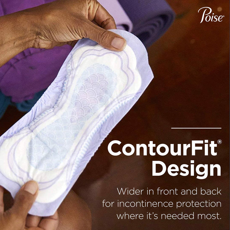 Poise Bladder Control Pads, Light Absorbency, Regular Length