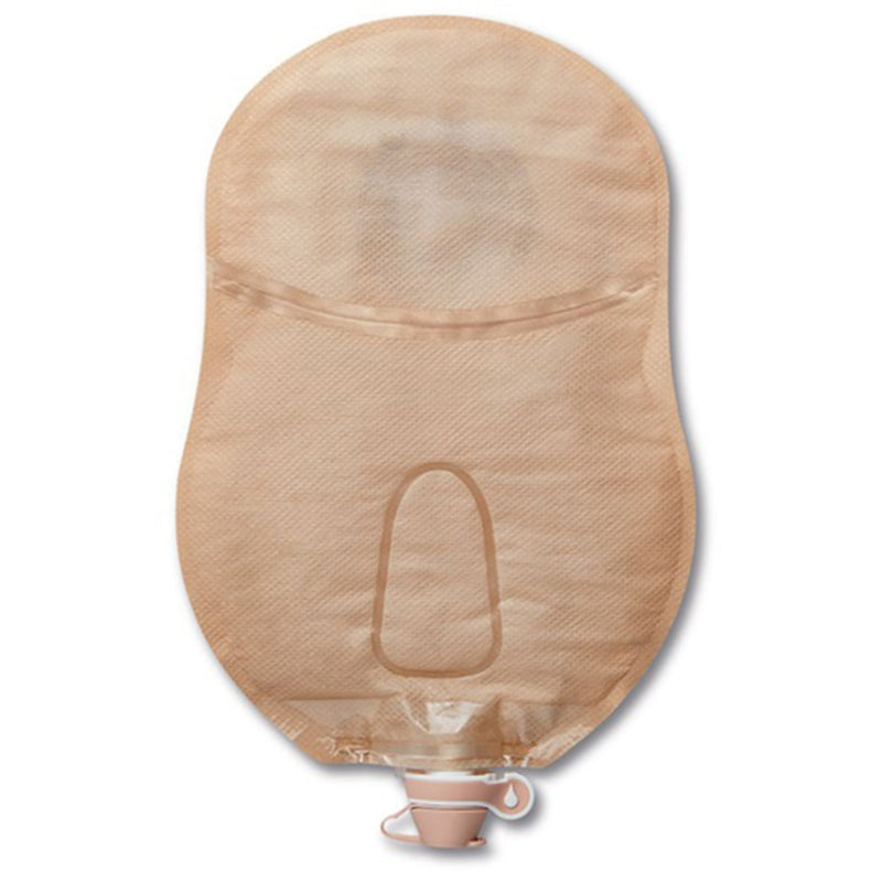 CeraPlus™ One-Piece Drainable Beige Urostomy Pouch, 9 Inch Length, 1 Inch Stoma