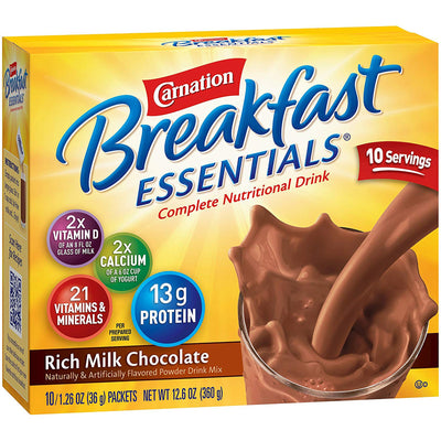 Carnation Breakfast Essentials® Chocolate Oral Supplement, 1.26 oz. Packet