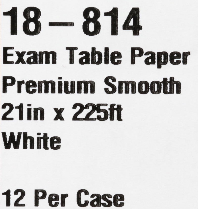 McKesson Smooth Table Paper, 21 Inch x 225 Foot, White