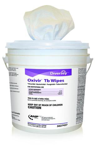 Diversey™ Oxivir® Tb Surface Disinfectant Wipes, 160 count