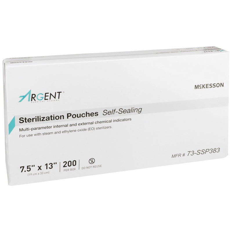 McKesson Argent® Sure-Check® Sterilization Pouch, 7½ x 13 Inch