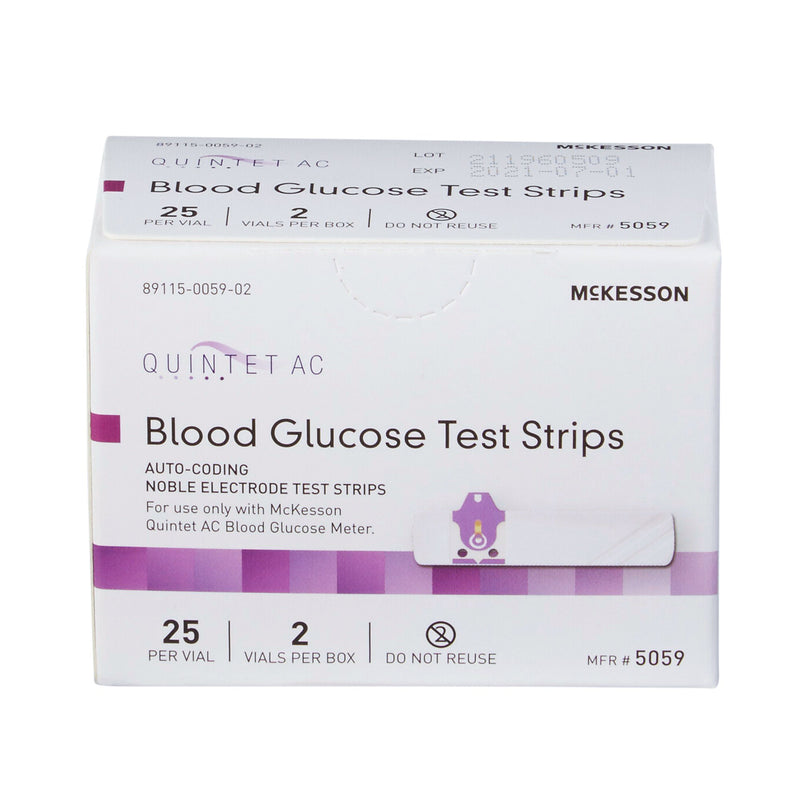 Quintet AC® Blood Glucose Test Strips