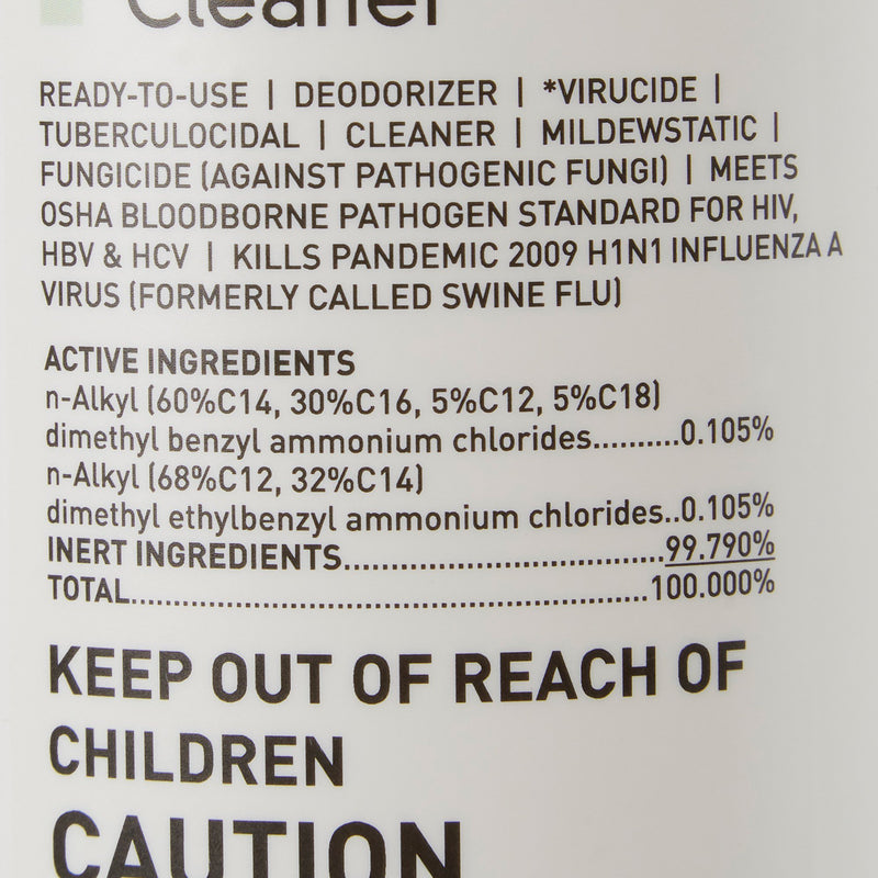 McKesson Pro-Tech Surface Disinfectant Cleaner Alcohol-Based Liquid, Non-Sterile, Floral Scent, 32 oz Bottle