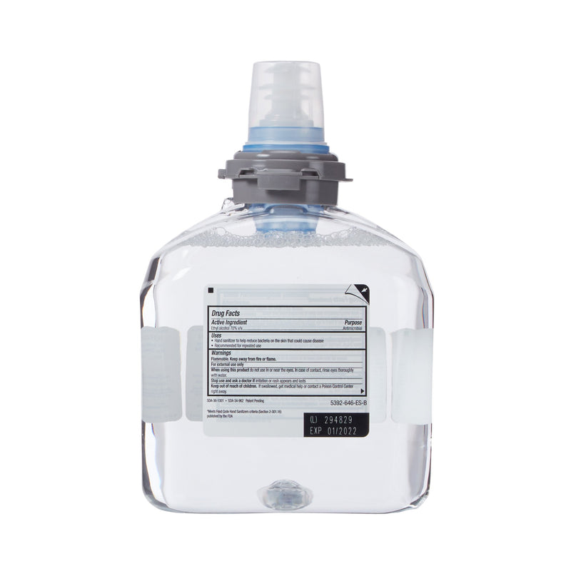 Purell Advanced Hand Sanitizer,1,200 mL, Ethyl Alcohol, Foaming Dispenser Refill Bottle