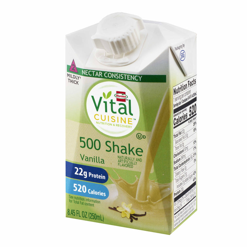 Vital Cuisine® 500 Shake Vanilla Oral Supplement, 8.45 oz. Carton