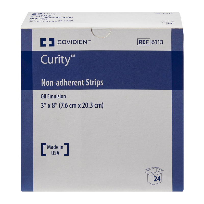 Curity™ Oil Emulsion Impregnated Dressing, 3 x 8 Inch