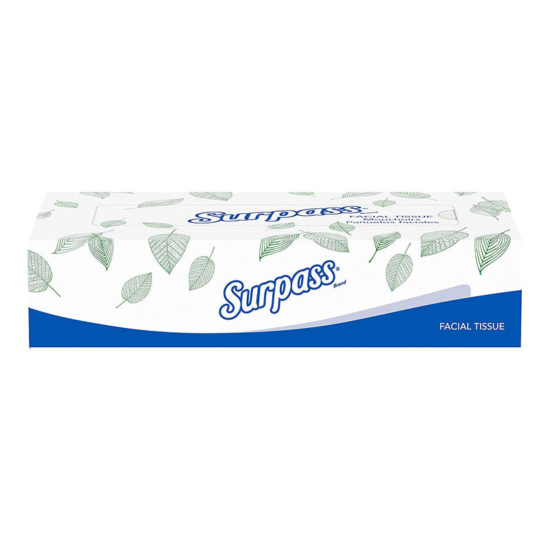 Surpass® Facial Tissue, 100 per Box