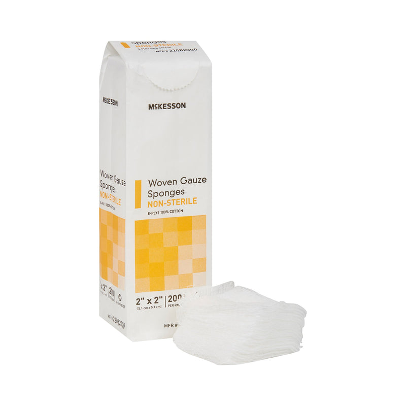 McKesson NonSterile Gauze Sponge, 2 x 2 Inch