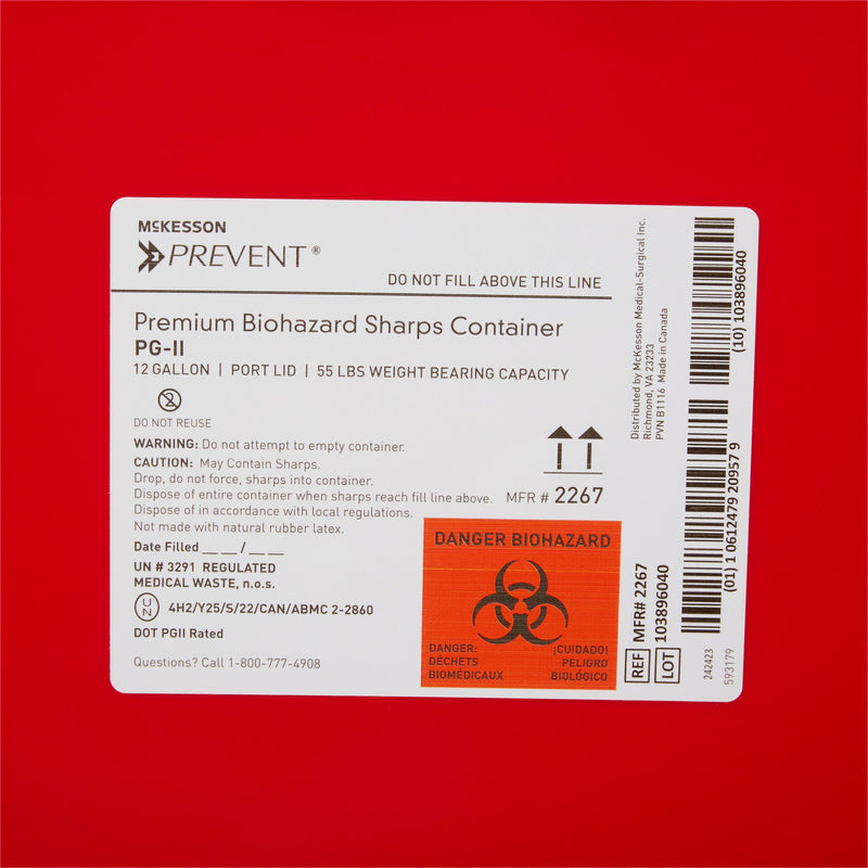 McKesson Prevent® Sharps Container