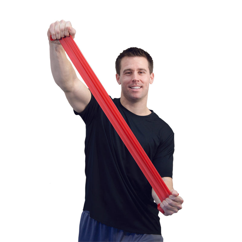 Sup-R Band® Exercise Resistance Band, Red, 5 Inch x 50 Yard, Light Resistance