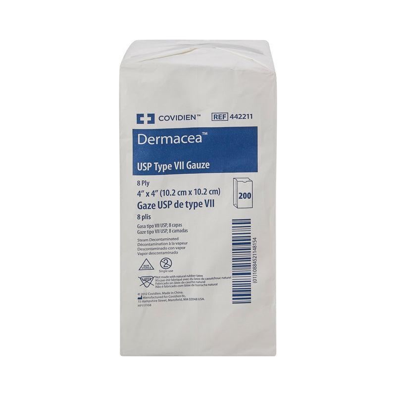 Dermacea™ NonSterile USP Type VII Gauze Sponge, 4 x 4 Inch