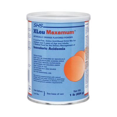 XLeu Maxamum® Unflavored Isovaleric Acidemia Oral Supplement, 1 lb. Can