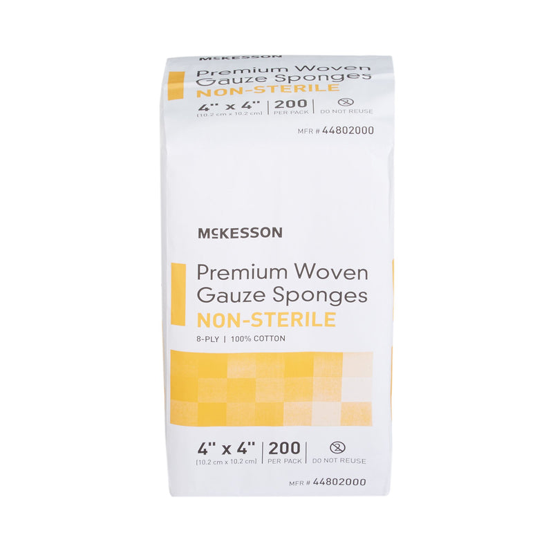 McKesson NonSterile Gauze Sponge, 4 x 4 Inch