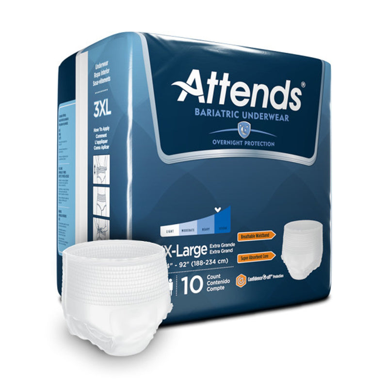 Attends® Absorbent Underwear, 3X-Large