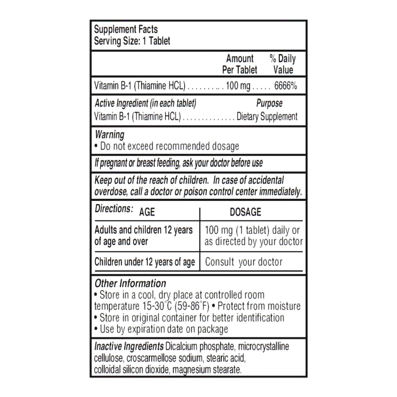 Marlex Vitamin B-1 Supplement