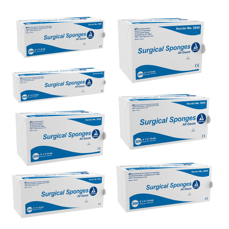 Dynarex® NonSterile Gauze Sponge, 4 x 4 Inch