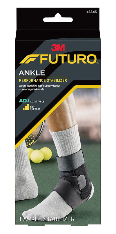 3M Futuro Ankle Performance Stabilizer, Adjustable, Adult, Black