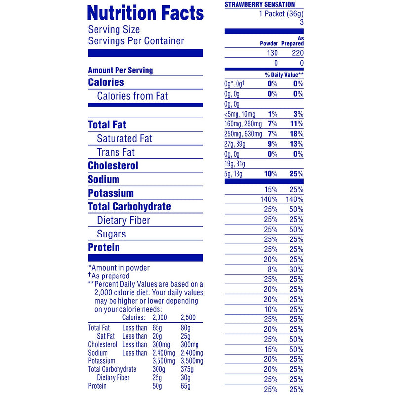 Carnation Breakfast Essentials® Strawberry Oral Supplement, 1.26 oz. Packet