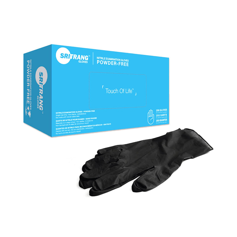 Touch of Life™ Nitrile Exam Glove, Large, Black