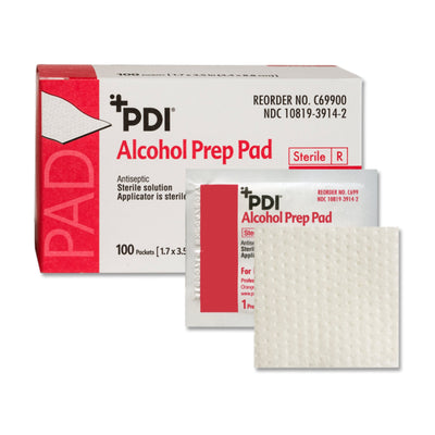 PDI® Alcohol Prep Pad, 2½ x 3 Inch