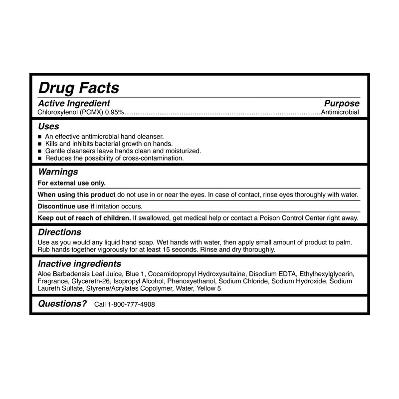 McKesson Antimicrobial Lotion Soap, Herbal Scent, 1-gal Jug, Green, 0.95% Strength