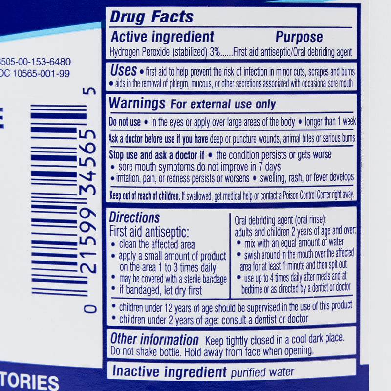 Hydrox® Hydrogen Peroxide Antiseptic, 1 gal. Bottle