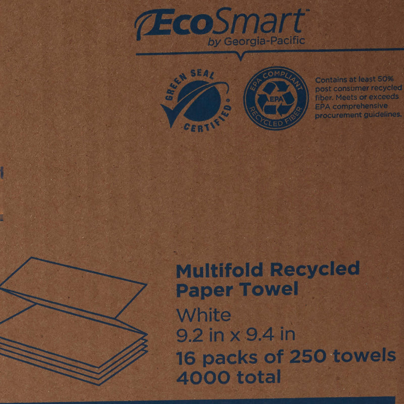 Pacific Blue Basic™ Recycled Multi-Fold Paper Towel, 250 Sheets per Pack
