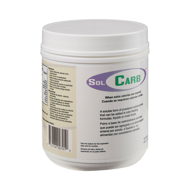 SolCarb® Oral Supplement / Tube Feeding Formula, 454 Gram Jar