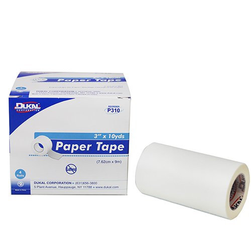 Dukal™ Paper Medical Tape, 3 Inch x 10 Yard, White