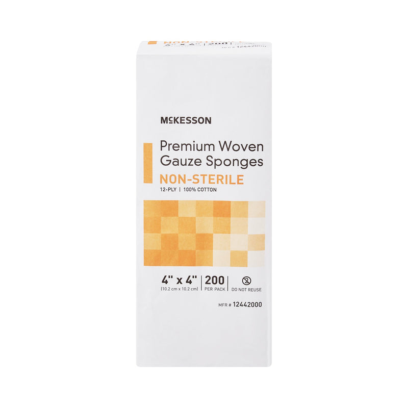 McKesson NonSterile Gauze Sponge, 4 x 4 Inch