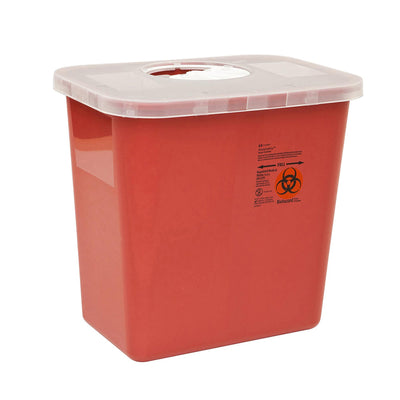 SharpSafety™ Multi-purpose Sharps Container, 6¾ H x 8¾ D Inch