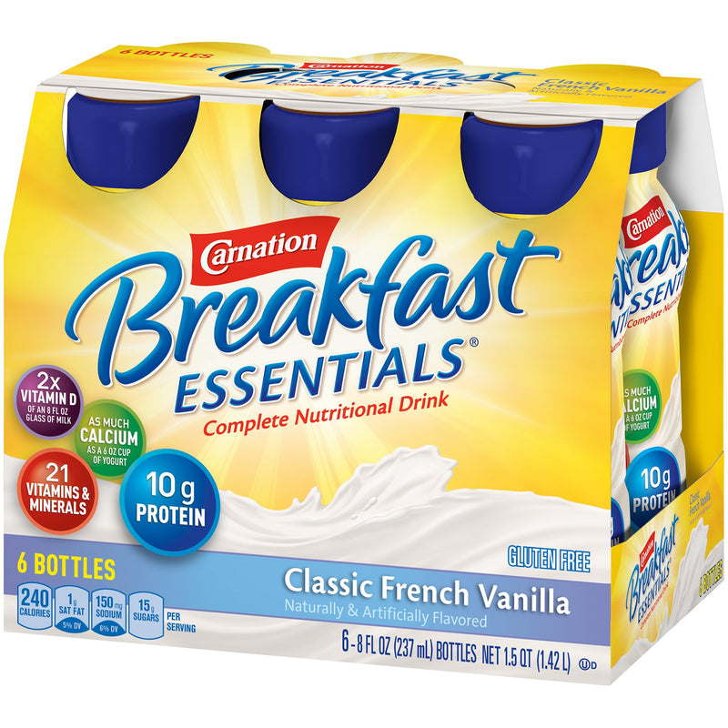 Carnation Breakfast Essentials® Vanilla Oral Supplement, 8 oz. Bottle