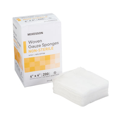 McKesson NonSterile Gauze Sponge, 4 x 4 Inch