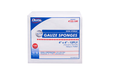 Dukal™ NonSterile Gauze Sponge, 4 x 4 Inch