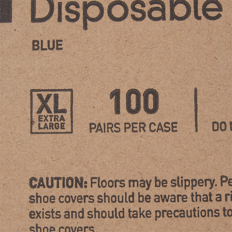 McKesson Blue Shoe Covers, Non-Skid, 100 Pairs/Box, X-Large