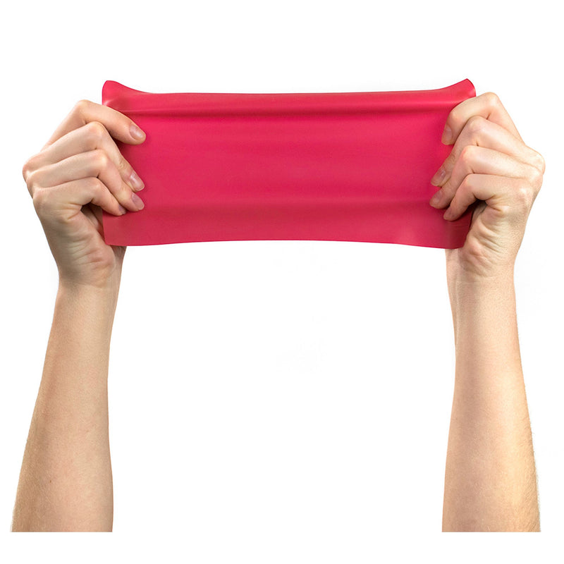 McKesson Exercise Resistance Band, Red, 5 Inch x 50 Yard, Light Resistance