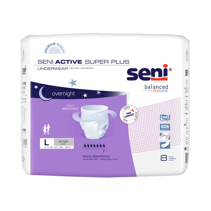 Seni® Active Super Plus Heavy Absorbent Underwear, Large