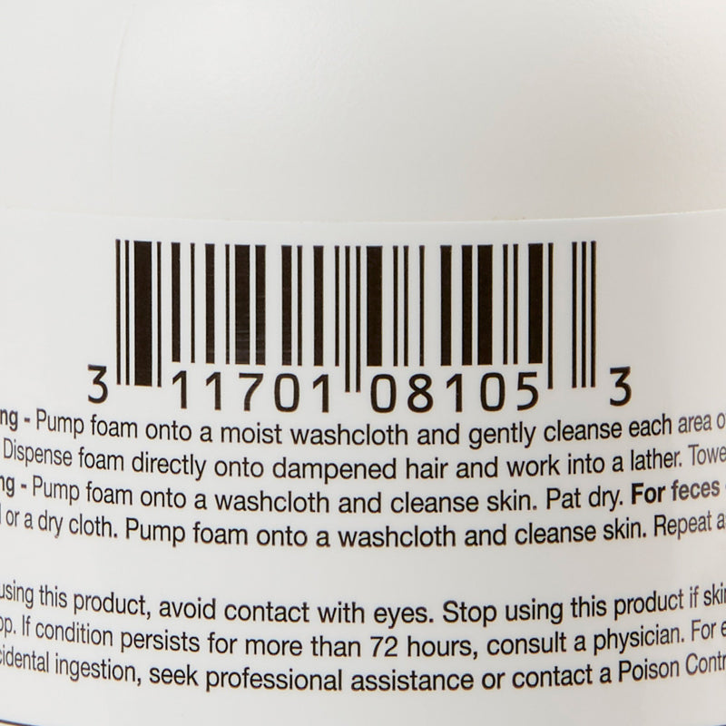Bedside-Care Rinse-Free Shampoo and Body Wash, 8.1 oz Pump Bottle, Unscented