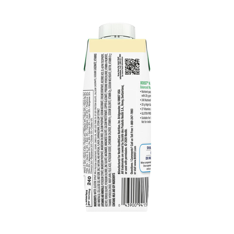 Boost® High Protein Vanilla Oral Supplement, 8 oz. Bottle